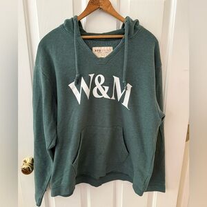 Red Shirt brand William & Mary Tribe hoodie in dark green size Large